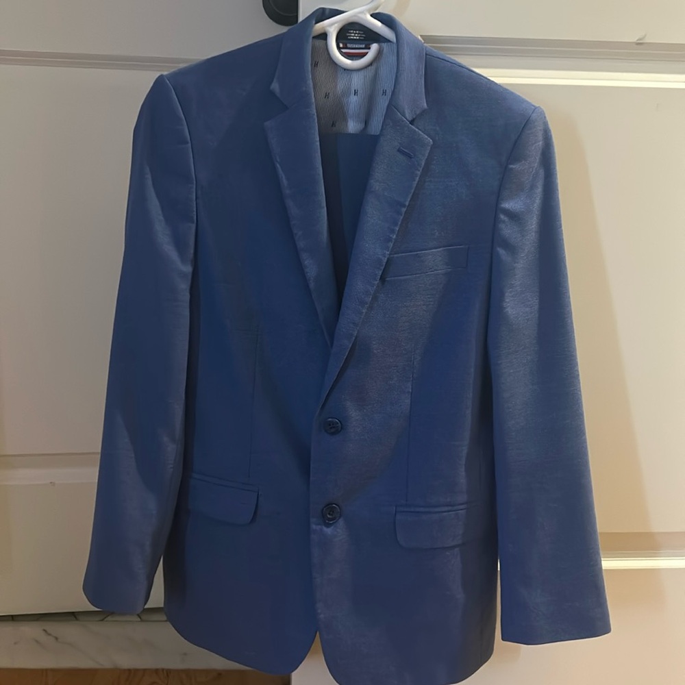 Lightweight blue Tommy Hilfiger very cool suit!  Youth size 14.